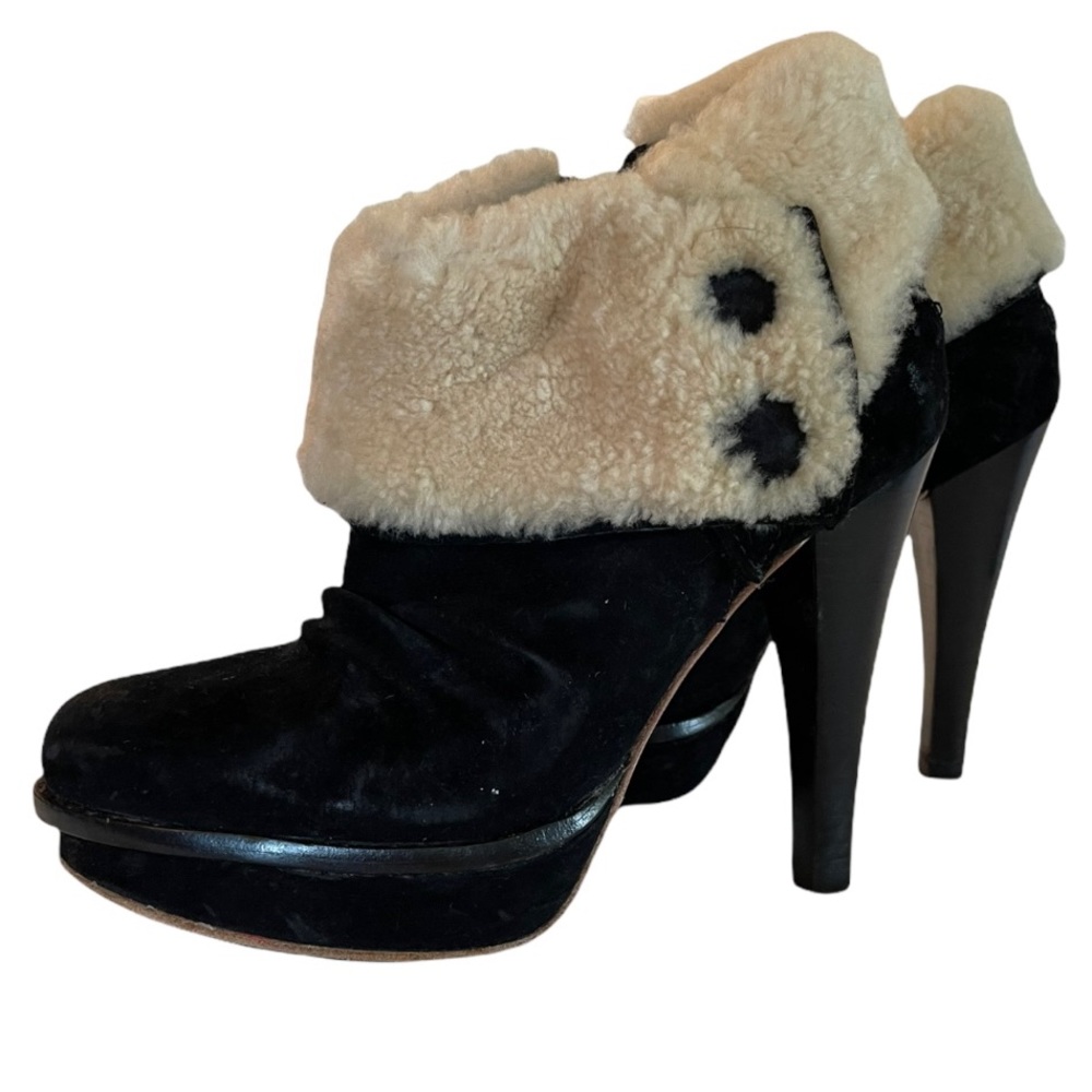 UGG Georgette Black Suede Women's Boot - Picture 2 of 5